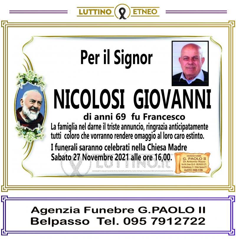 Giovanni  Nicolosi 